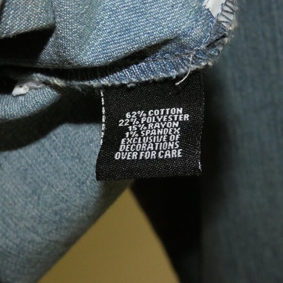 NEW Relativity stretch denim trucker jean jacket - Picture 4 of 5